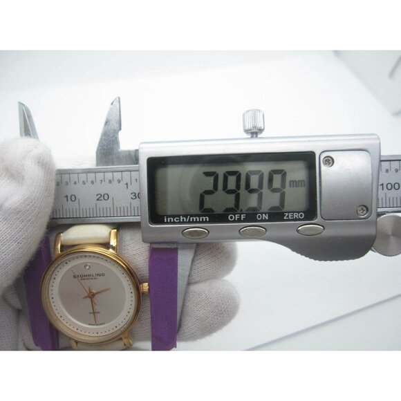 Women's Stuhrling Diamond 50m WR Analog 29mm Dial Swiss Watch (D604) - Picture 5 of 12